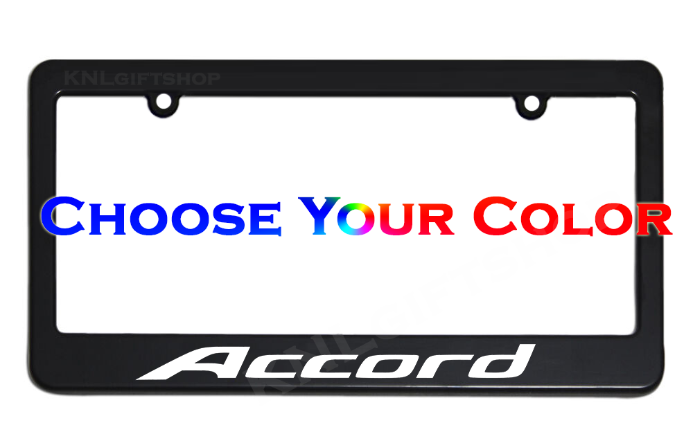 honda accord car license plate frame custom