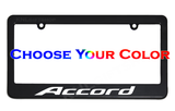 honda accord car license plate frame custom