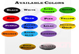 Black License Plate Frame  Custom Personalize Text (Fits United State and Canadian Vehicle)