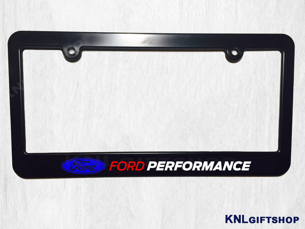 Ford Performance License Frame Logo Emblem Ford License Plate Frame