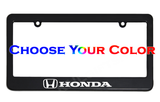 Honda logo emblem civic accord license plate frame abs plastic frame 