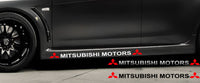 Mitsubishi Motors Vinyl Decal for Side Skirt/Bumper (2 Sets)