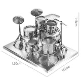 DIY Metal Model Drum Set Assembly Model Kits