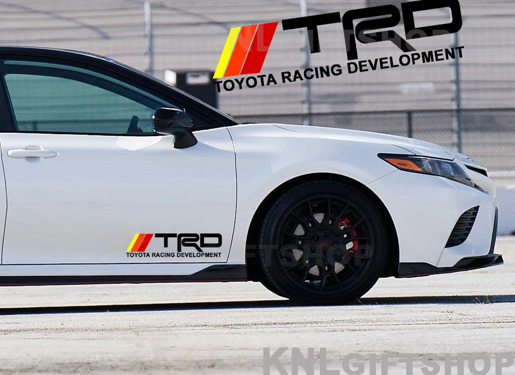 Toyota TRD Triple Strip Decal Emblem Toyota Racing Development (Style 1)