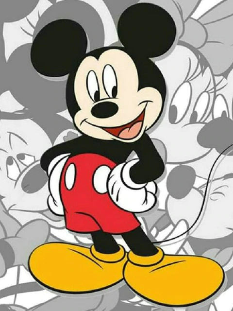 5D DIY Diamond Painting Kit Disney Mickey and Minnie Mouse Full