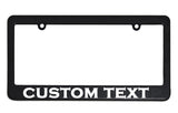 custom car license plate frame customize text