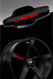 Mitsubishi Lancer decal for Door Handles and Wheels Vinyl Decal (8 pieces)