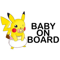 Pokemon Baby on Board Pikachu