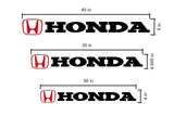 Honda Windshield Banner Vinyl Decal ( 40 inches )