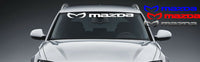 Evil M Mazda Decal Front + Rear Windshield Vinyl Sticker Emblem Mazda 3 5 6 CX-5 CX-9